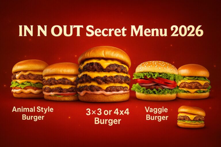 In N Out Menu